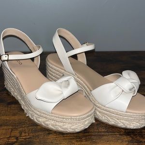 Aldo Macrame Wedge Sandals